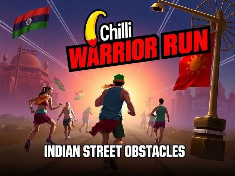 Indian Street Obstacles in Chilli Warrior Run